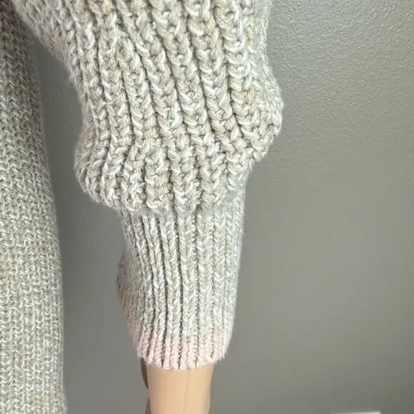 Abercrombie & Fitch Taupe Beige Ribbed Sweater Dresss - Picture 3 of 7